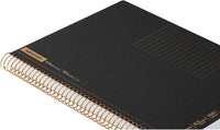 SPIRAL NOTE BASIC NOTEBOOK B5 LINE 6.5MM 150 SHEETS BLACK (N236OHFS-05)