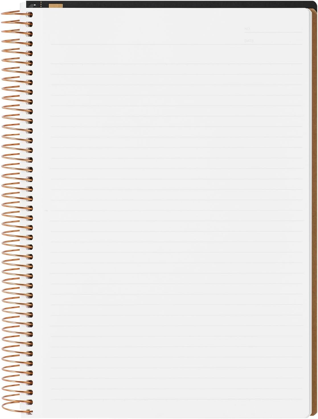 SPIRAL NOTE BASIC NOTEBOOK B5 LINE 6.5MM 150 SHEETS BLACK (N236OHFS-05)