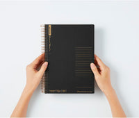 SPIRAL NOTE BASIC NOTEBOOK B5 LINE 6.5MM 150 SHEETS BLACK (N236OHFS-05)