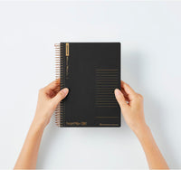 SPIRAL NOTE BASIC NOTEBOOK A5 LINE 6.5MM 150 SHEETS BLACK (N237OHFS-05)