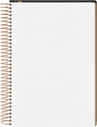 SPIRAL NOTE BASIC NOTEBOOK A5 LINE 6.5MM 150 SHEETS BLACK (N237OHFS-05)