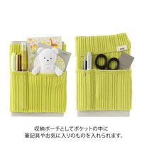 KNITTED BOOK COVER HARAMAKI A6-B6 LIME YELLOW A (62356006)