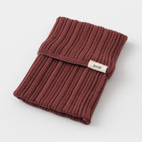 KNITTED BOOK COVER HARAMAKI A6-B6 BROWN (62357006)