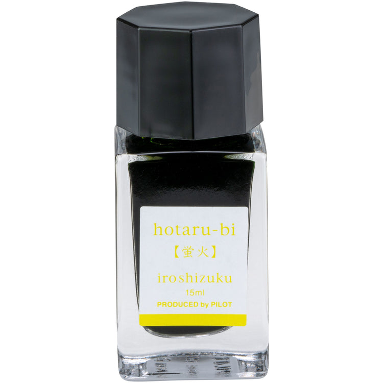 FP INK IROSHIZUKU 15ML BOTTLES HOTARU-BI (YELLOW GREEN) (INK15HO)