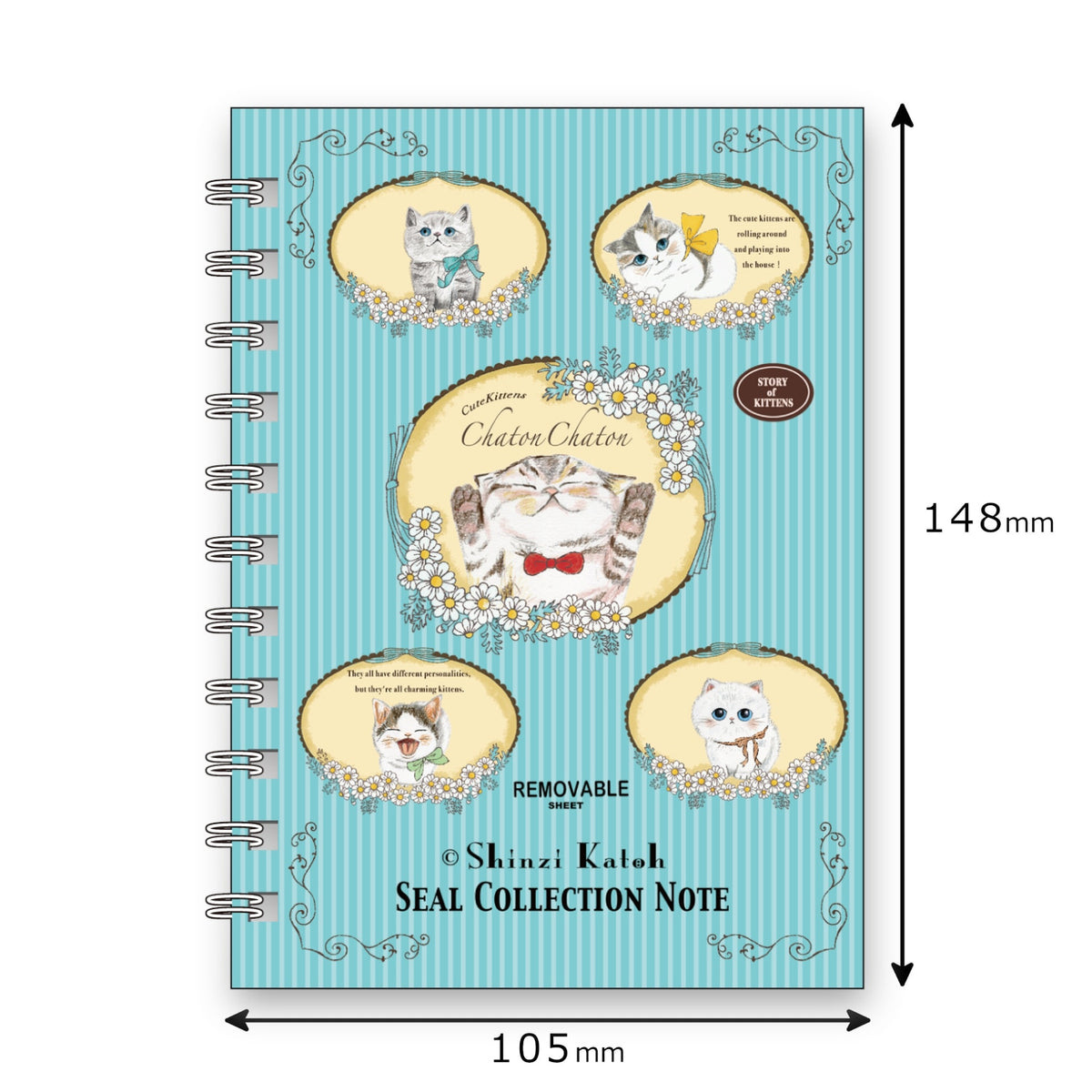 STICKER BOOK - SHINZI KATOH - CHATONCHATON2 (KS-SB-10034)