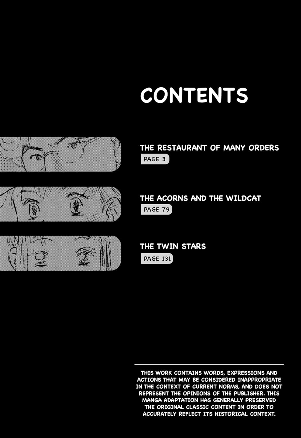 KENJI MIYAZAWA'S RESTAURANT OF MANY ORDERS AND OTHER STORIES