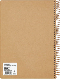 SPIRAL NOTE BASIC NOTEBOOK B5 LINE 6.5MM 150 SHEETS BLACK (N236OHFS-05)