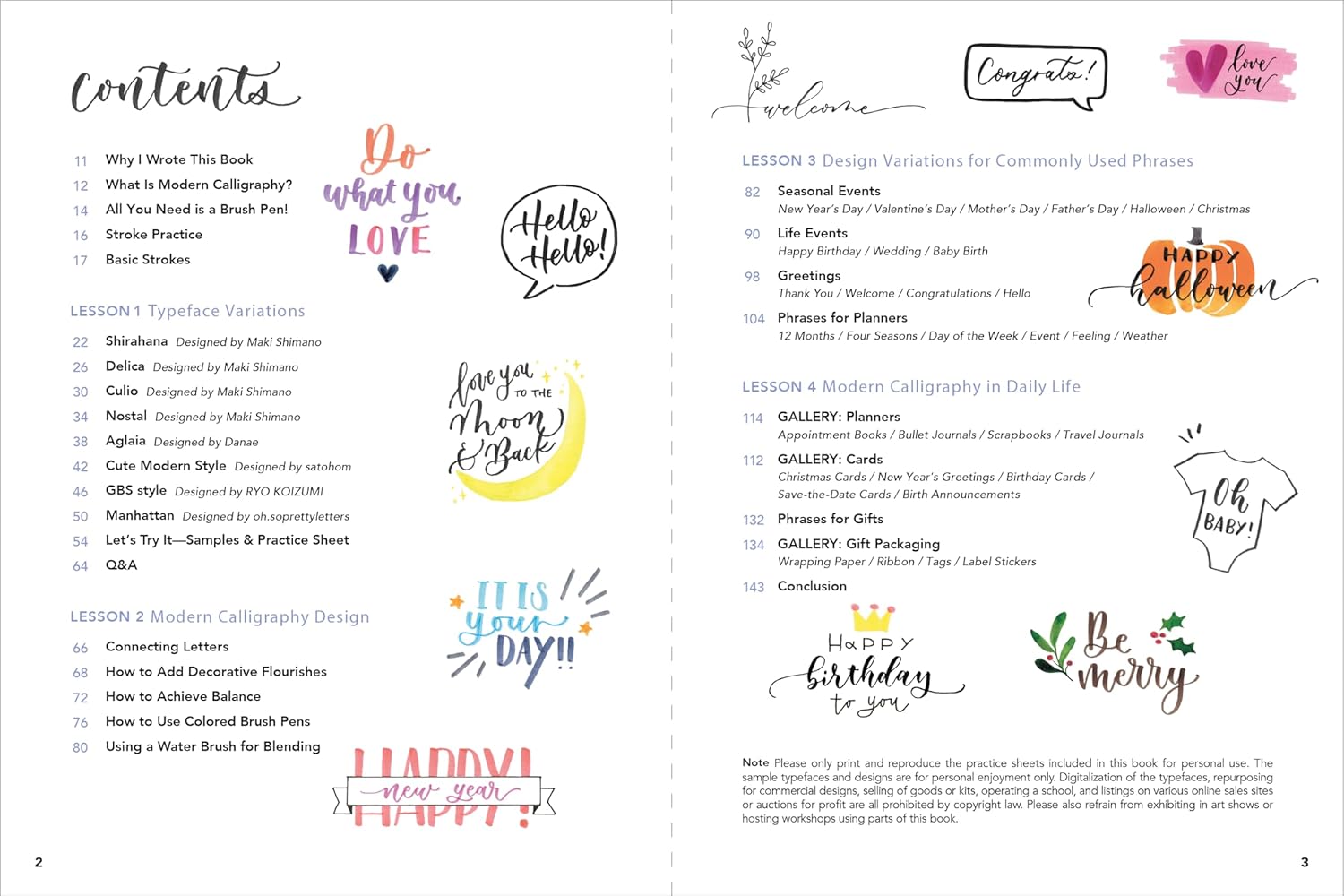 A BEGINNER'S GUIDE TO MODERN CALLIGRAPHY & BRUSH PEN LETTERING