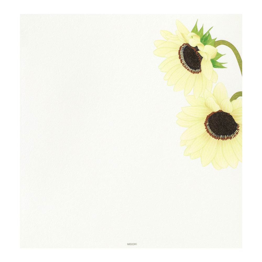 Letter Pad 025 Four Designs Sunflower (81025006)
