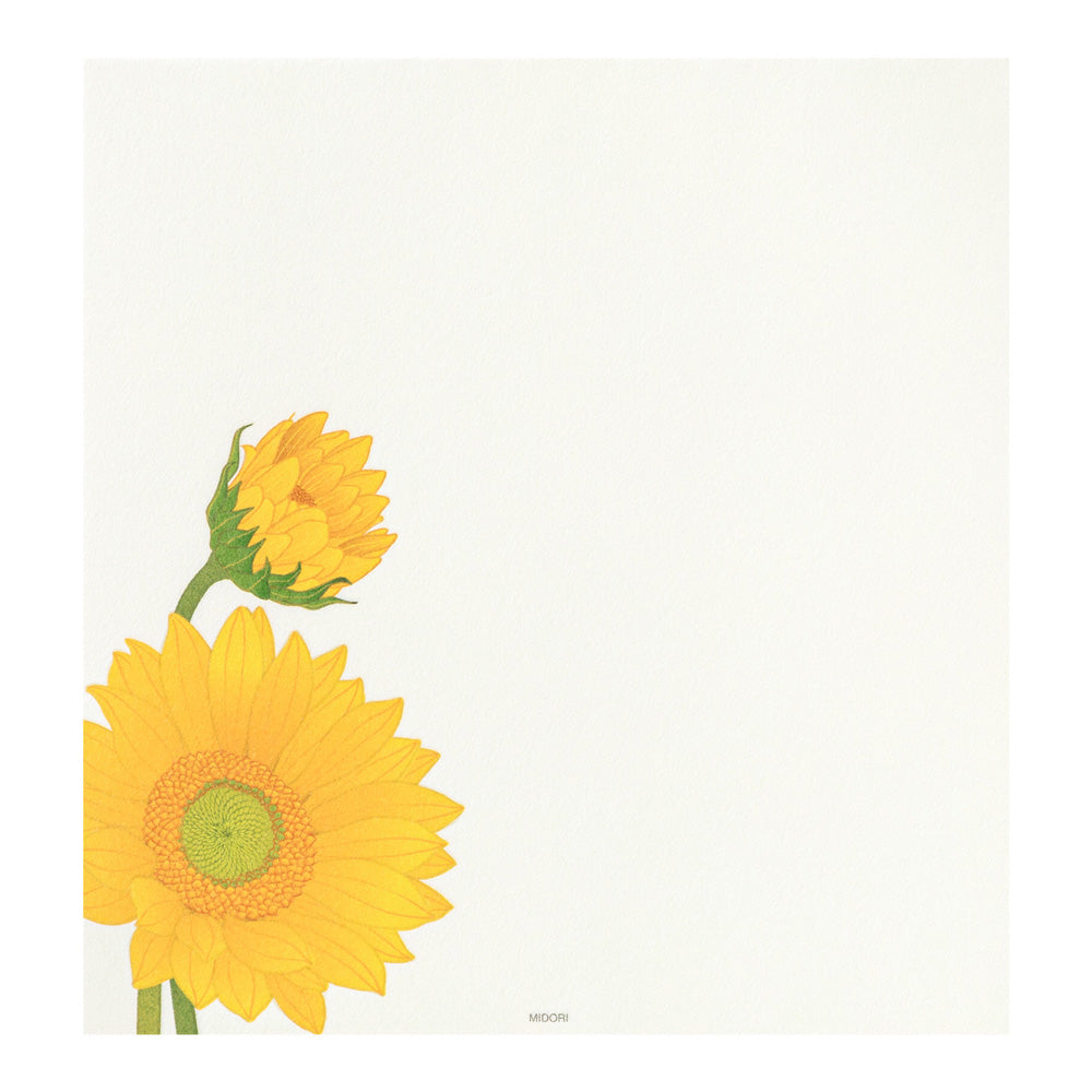 Letter Pad 025 Four Designs Sunflower (81025006)