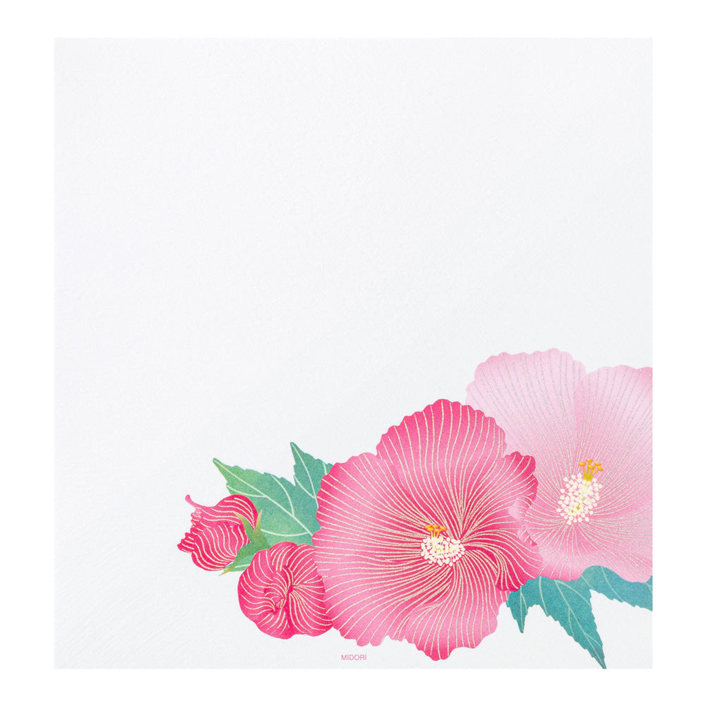 Letter Pad 031 Silk-Printing Confederate Rose (81031006)