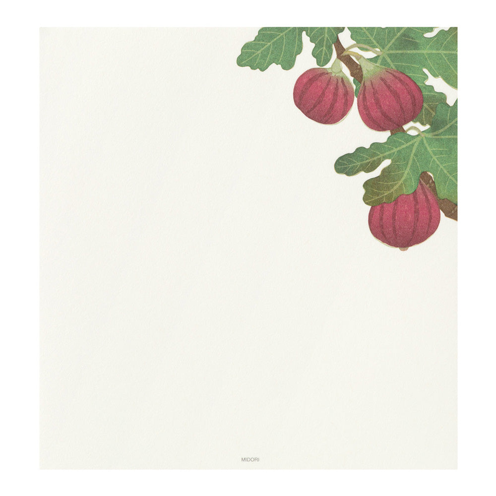 LETTER PAD 033 FOUR DESIGNS AUTUMN FRUITS S3 (81033006)