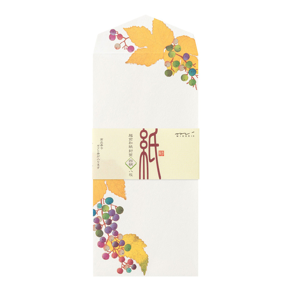 ENVELOPE 034 FOUR DESIGNS AUTUMN FRUITS S3 (81034006)