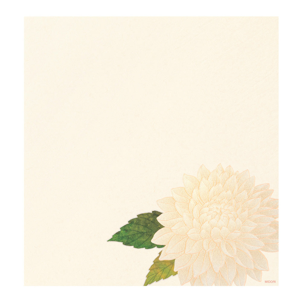 LETTER PAD 037 SILK-PRINTING DAHLIA S3 (81037006)