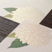 LETTER PAD 037 SILK-PRINTING DAHLIA S3 (81037006)