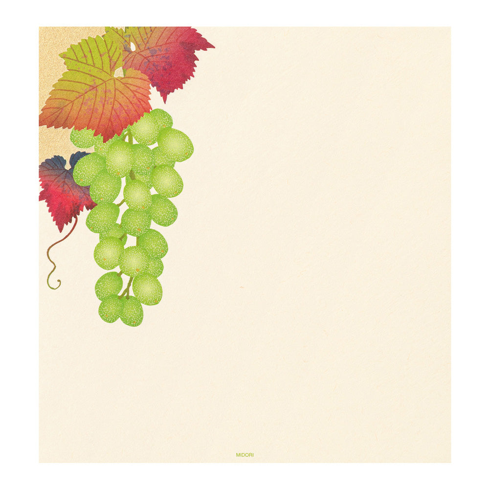 LETTER PAD 039 SILK-PRINTING GRAPES S2 (81039006)