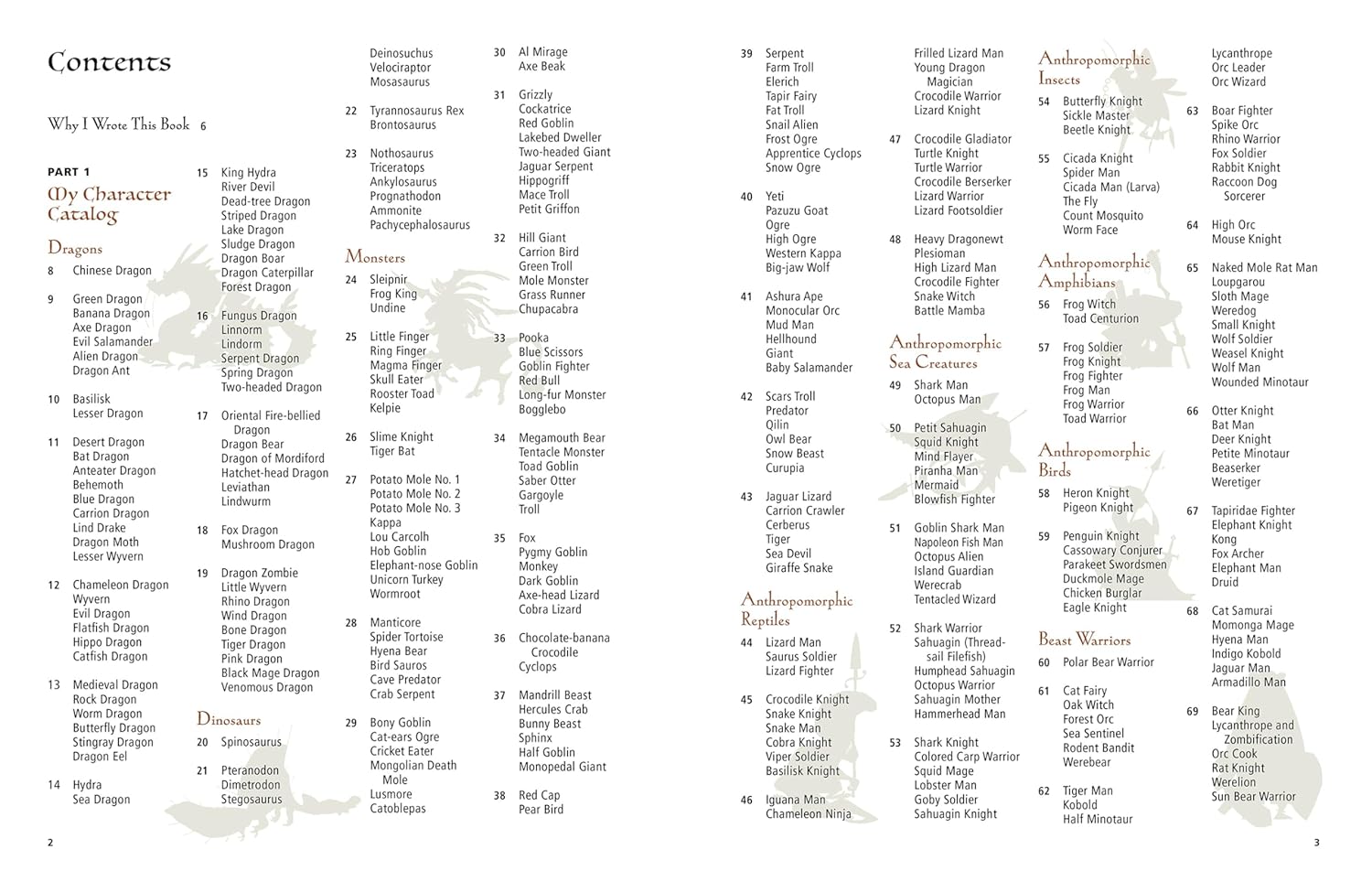 FANTASY CHARACTERS & CREATURES: AN ARTIST'S SOURCEBOOK