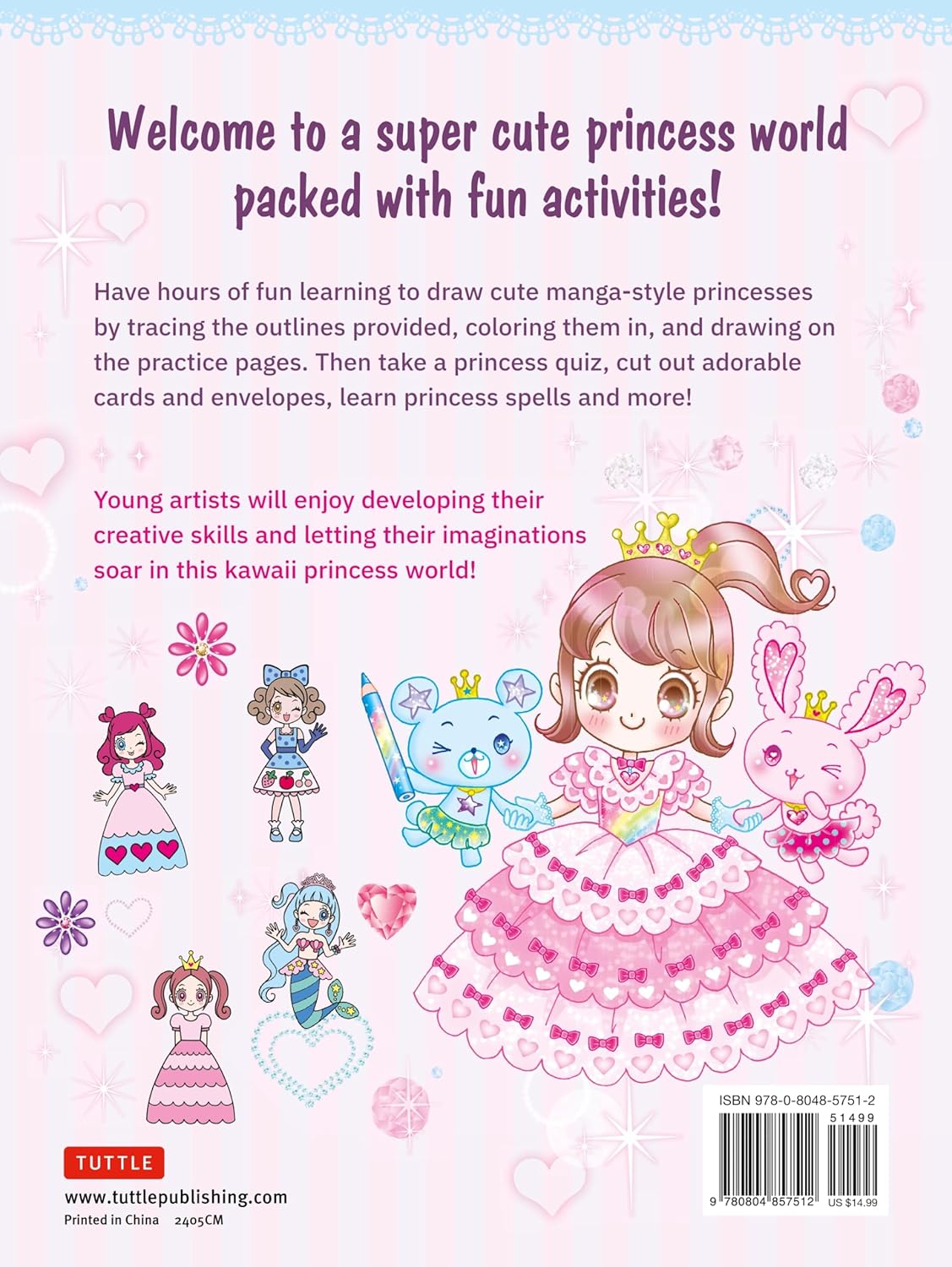 THE KAWAII PRINCESS DRAWING AND ACTIVITY BOOK