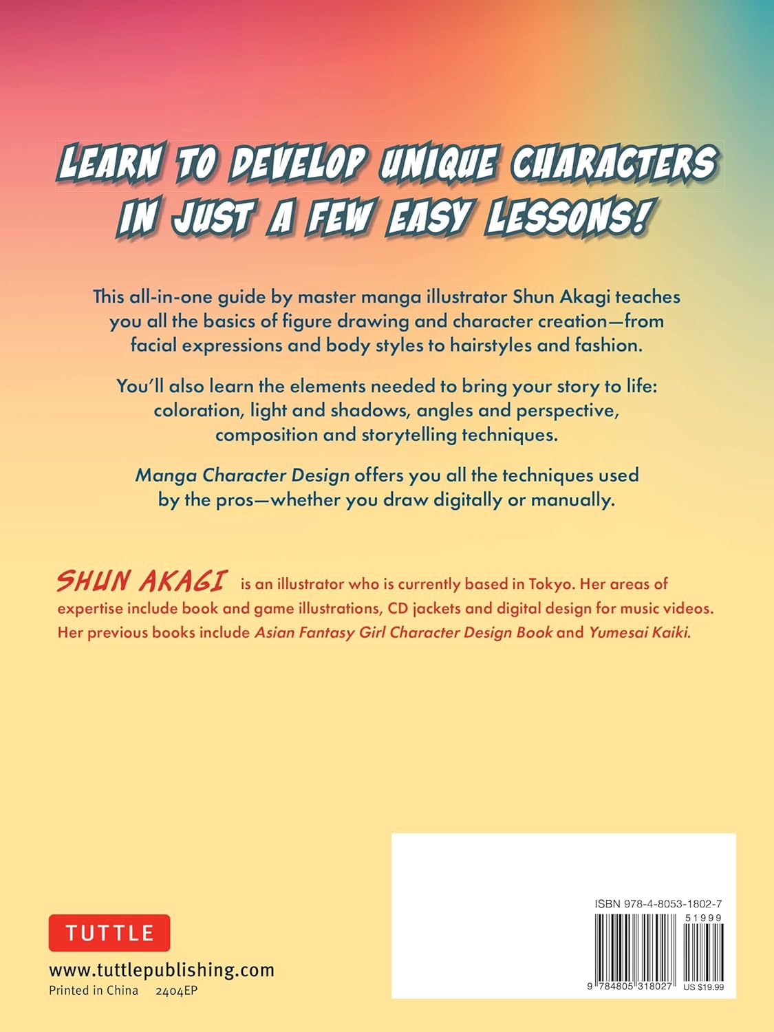 MANGA CHARACTER DESIGN