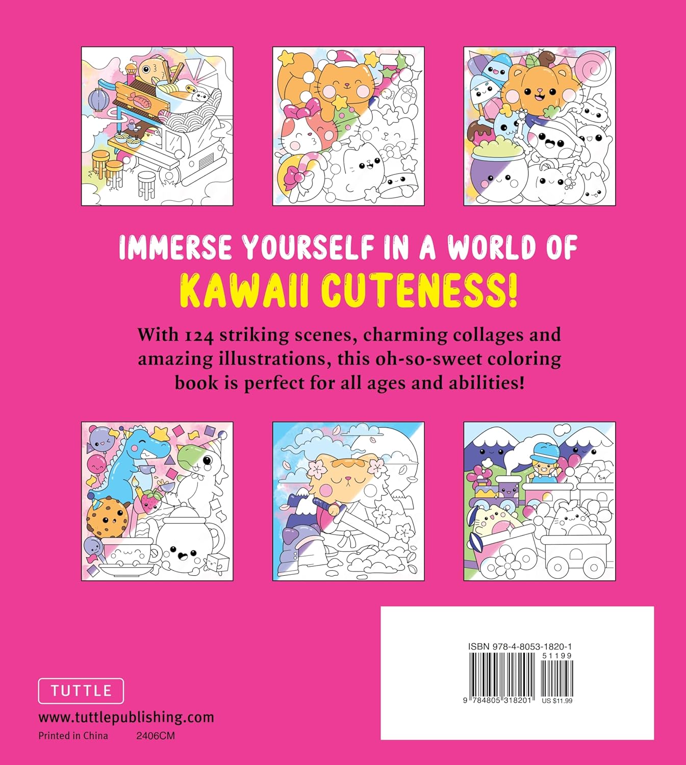 THE SUPER KAWAII COLORING BOOK