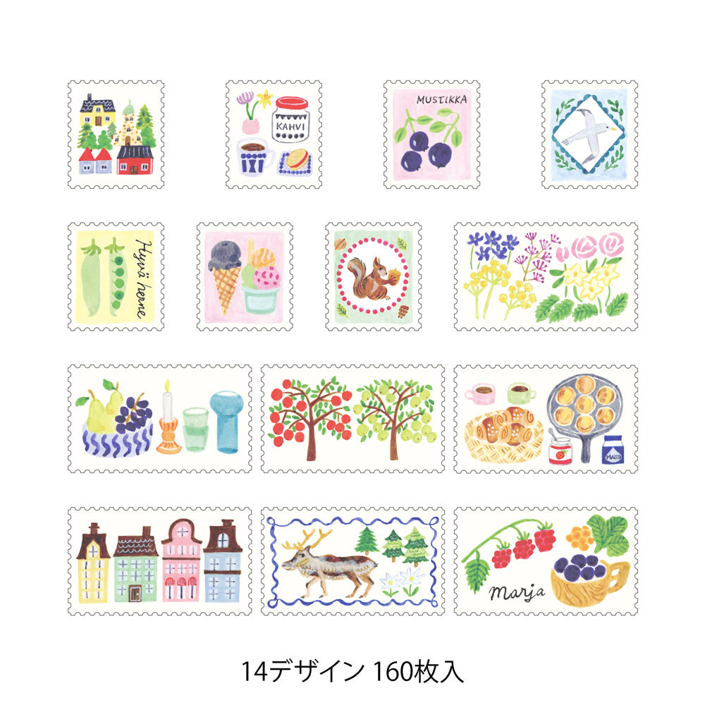 YURU LOG ROLL STICKER STAMPS (82730006)