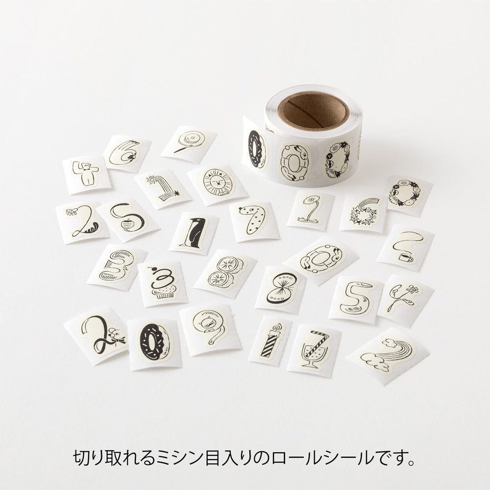 YURU LOG ROLL STICKER NUMBERS (82732006)