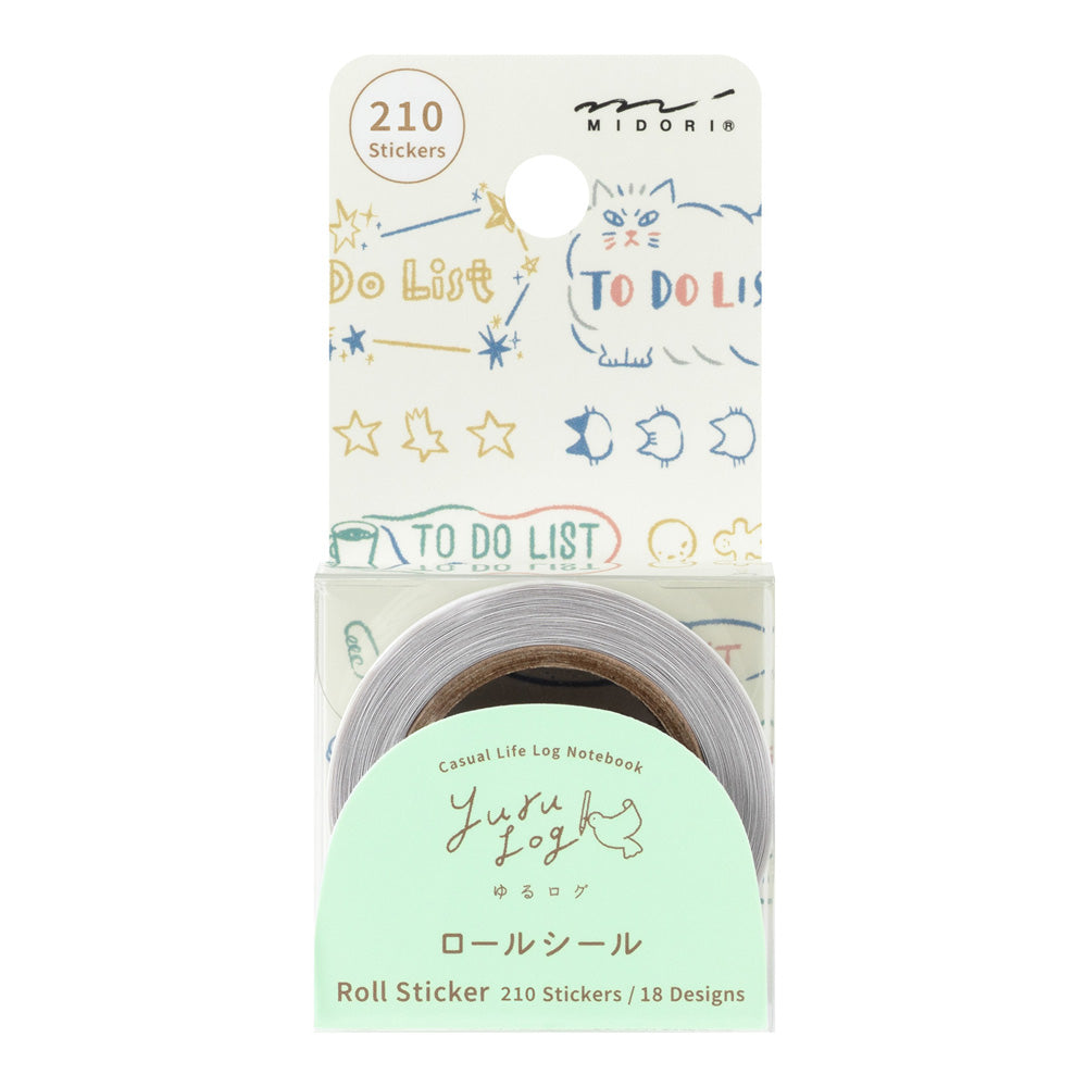 YURU LOG ROLL STICKER LIST (82737006)