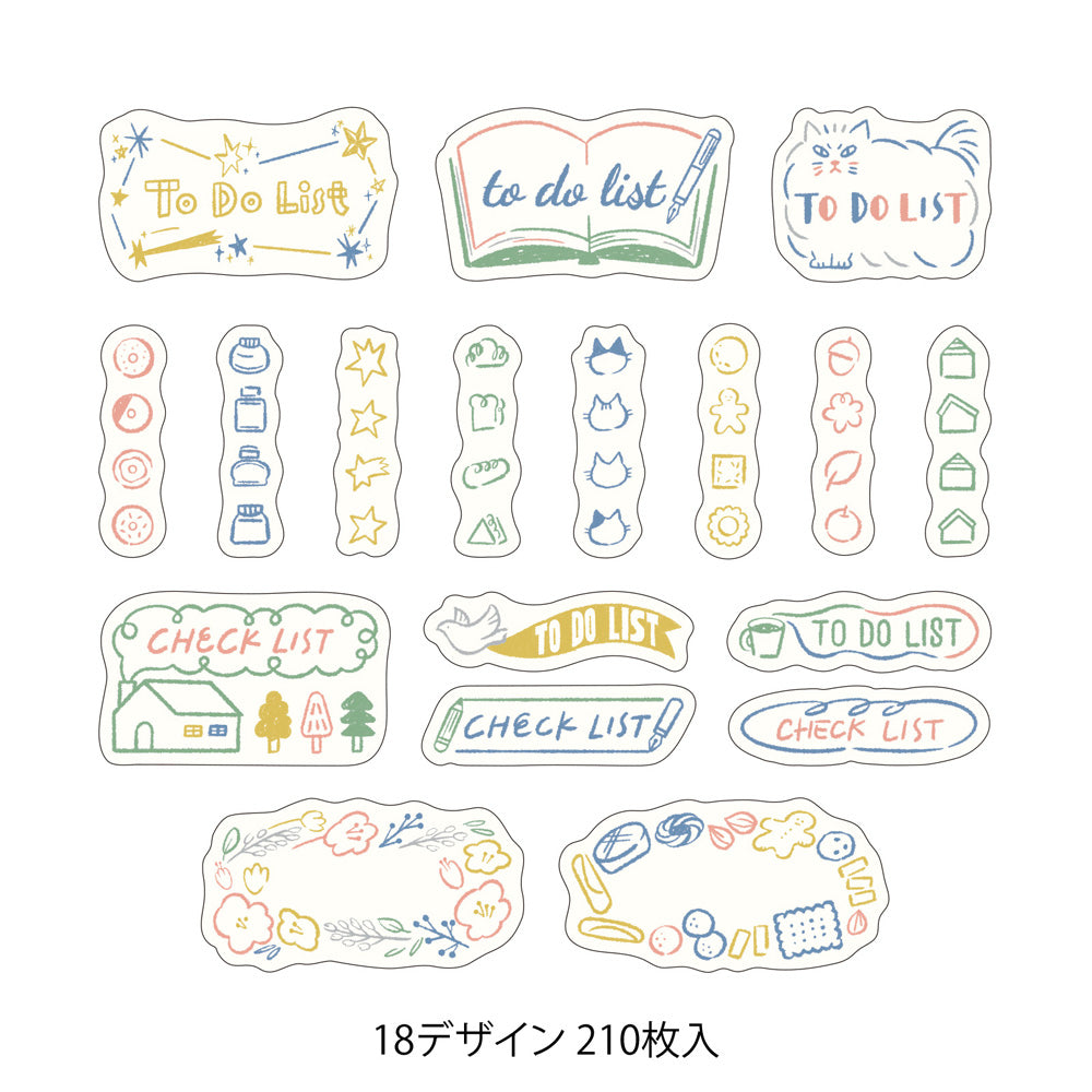 YURU LOG ROLL STICKER LIST (82737006)
