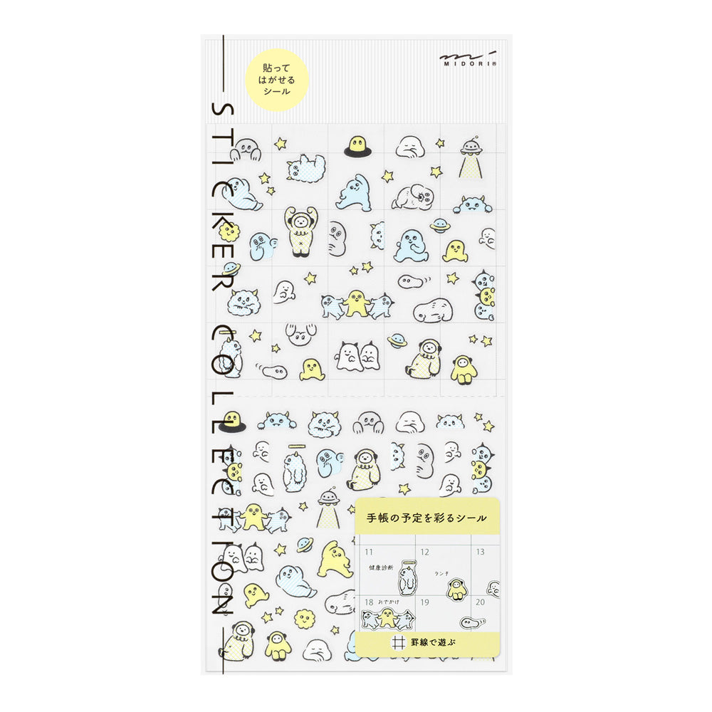 STICKER 2738 LINED MONSTER (82738006)