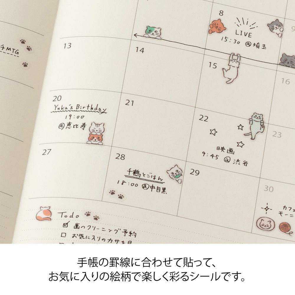 STICKER 2739 LINED CAT (82739006)