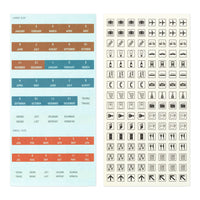 TRAVELER'S DIARY 2027 CUSTOMIZED STICKER SET (84810006)