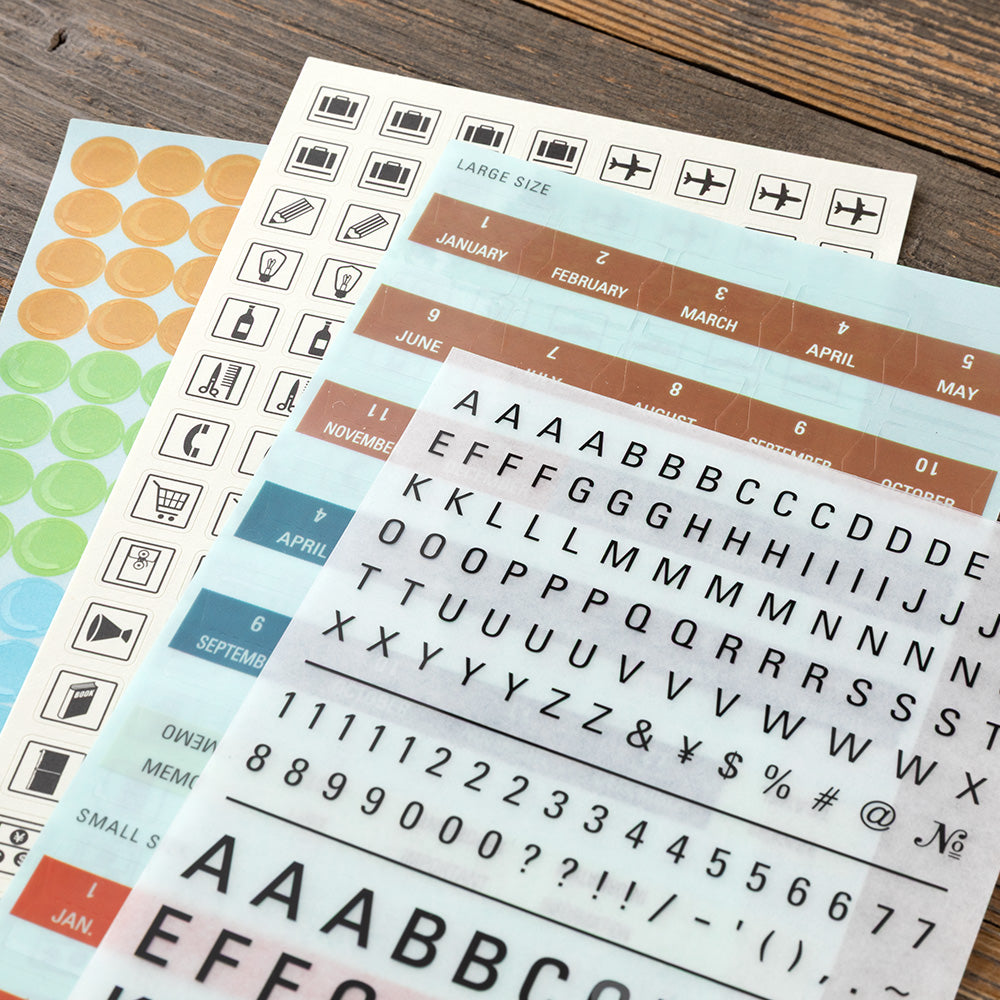 TRAVELER'S DIARY 2027 CUSTOMIZED STICKER SET (84810006)