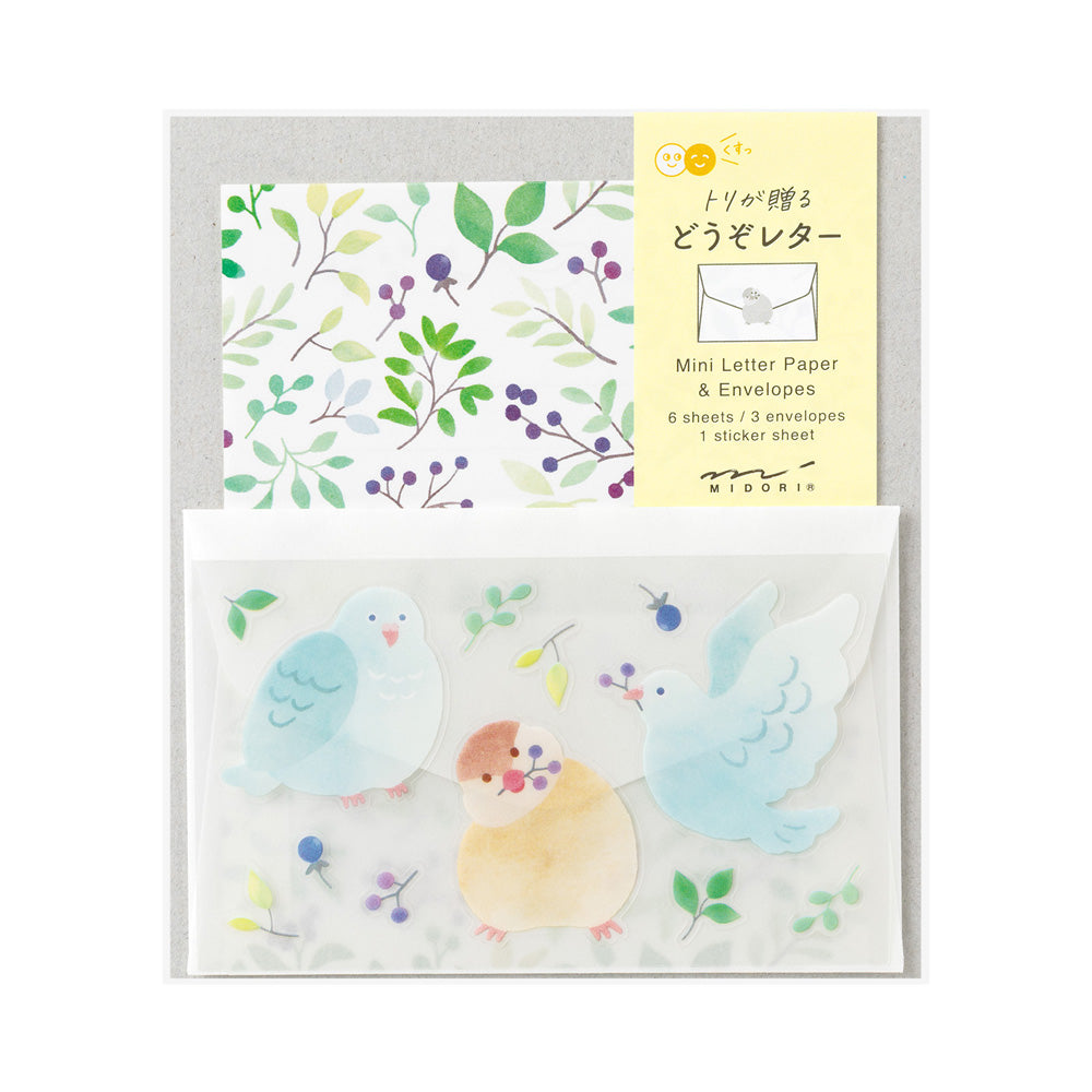 MINI LETTER PAPER & ENVELOPES WITH STICKERS 944 FOR YOU BIRD (86944006)