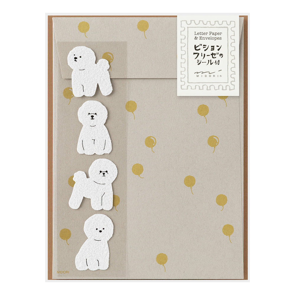 LETTER PAPER & ENVELOPES WITH STICKERS 949 BICHON FRISE (86949006)