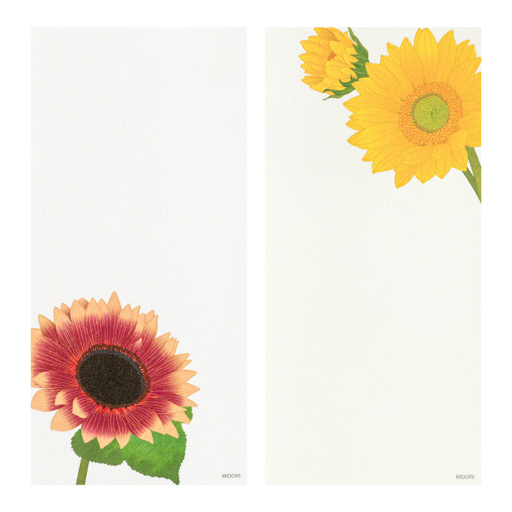 Message Letter Pad 605 Four Designs Sunflower (89605006)