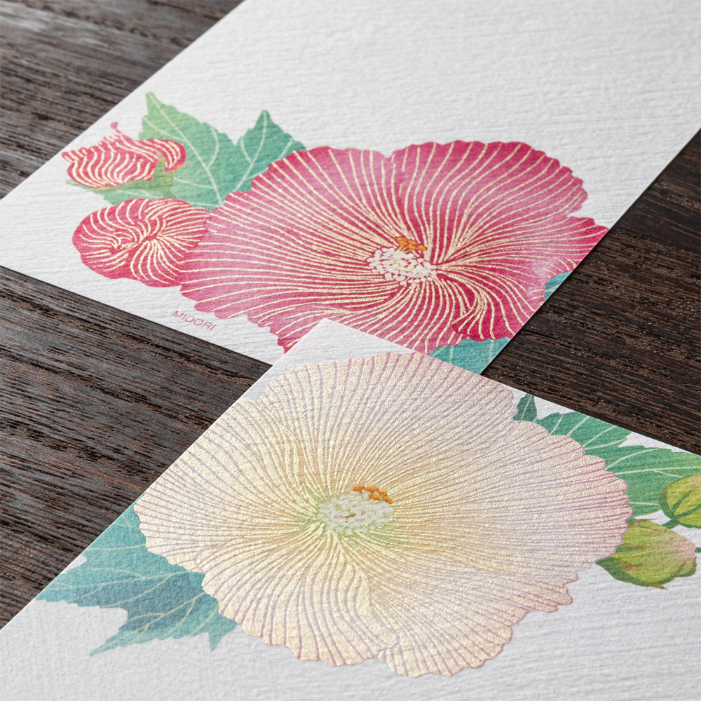 Message Letter Pad 608 Silk-Printing Confederate Rose (89608006)