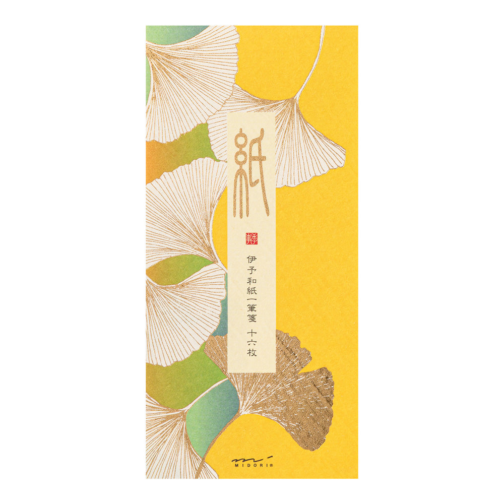 MESSAGE LETTER PAD 610 FOIL-STAMPING DANCING GINKGO S2 (89610006)