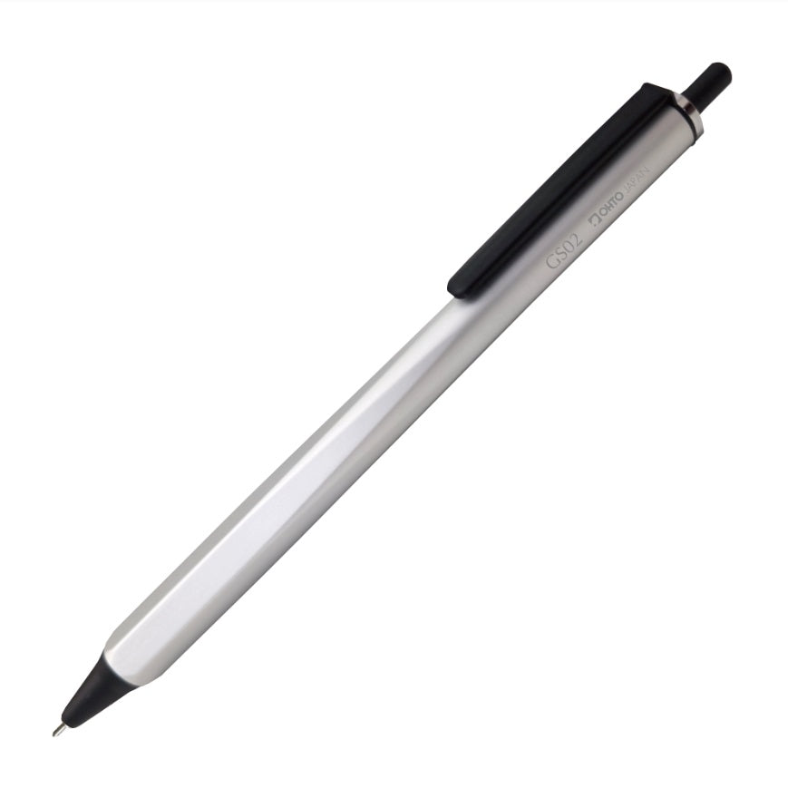 RETRACTABLE ROLLER GEL PEN GS02 SILVER MATT (GS02-05-SV)