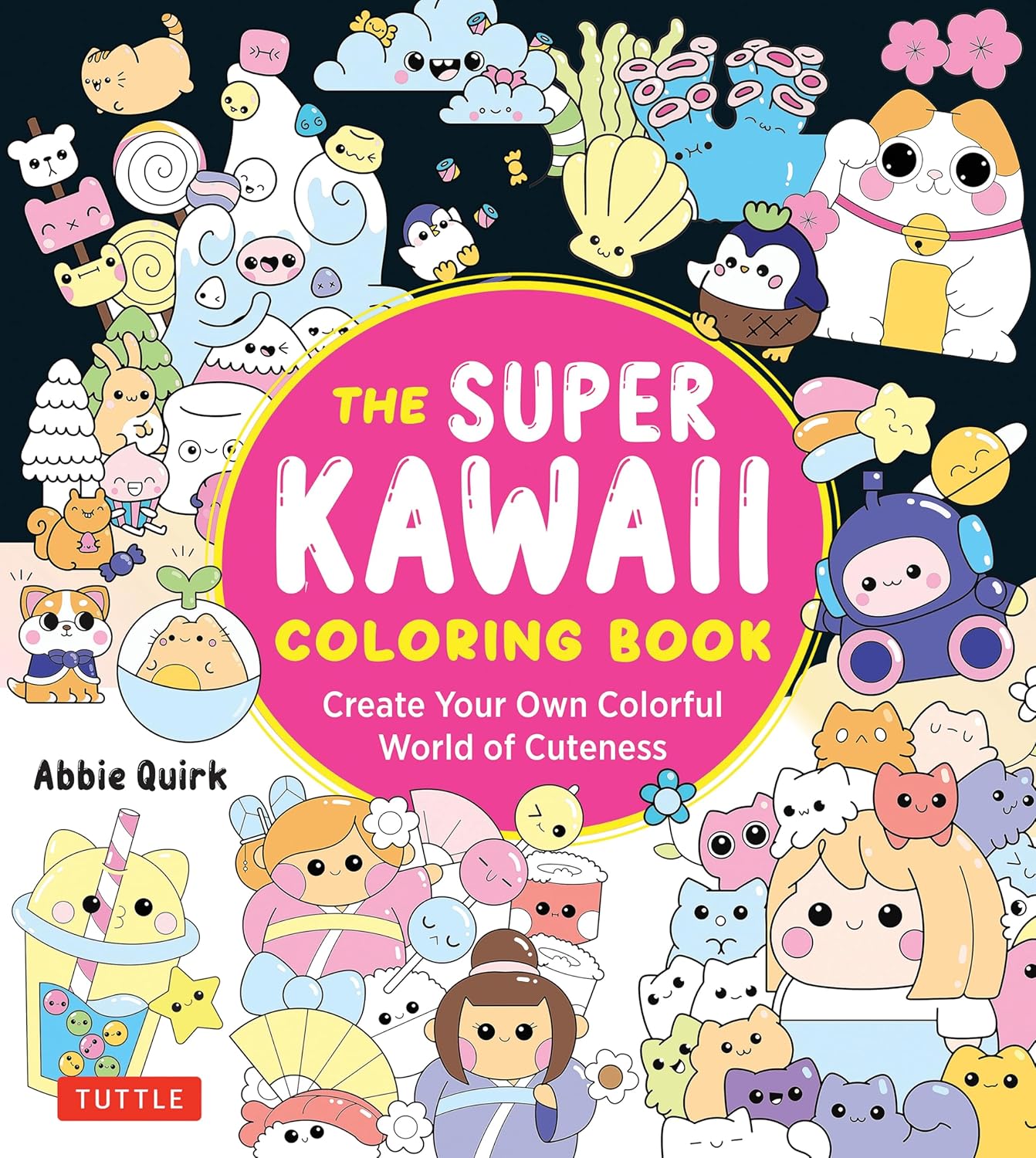 THE SUPER KAWAII COLORING BOOK