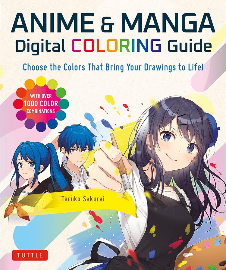 ANIME & MANGA DIGITAL COLORING GUIDE