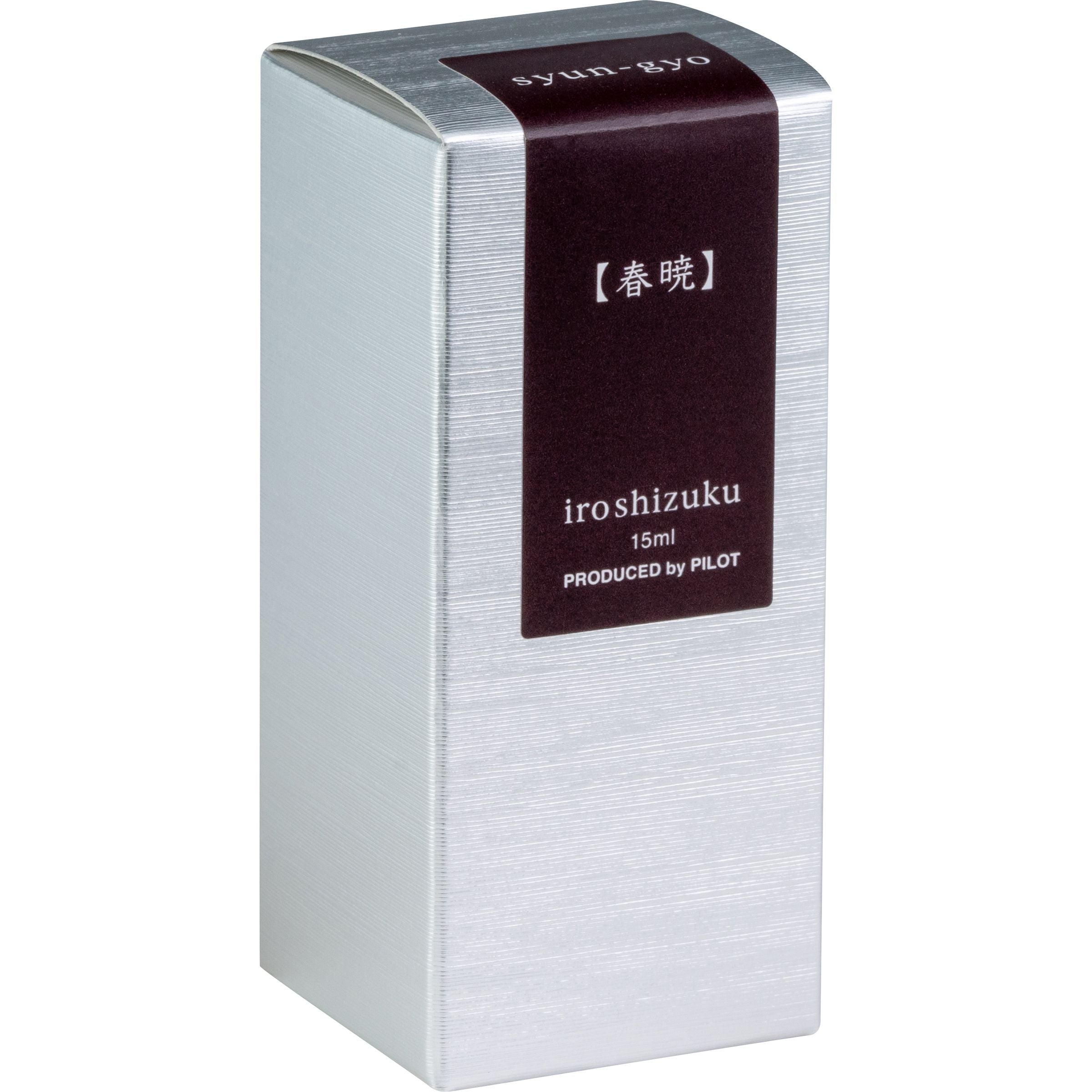 FP INK IROSHIZUKU 15ML BOTTLES SYUN-GYO (REDDISH-BLACK) (INK15SG)