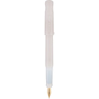 KAKUNO FOUNTAIN PEN MADOROMI FINE GOLD NIB WHITE (KFPM-BLKFWHI)