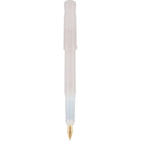KAKUNO FOUNTAIN PEN MADOROMI MEDIUM GOLD NIB WHITE (KFPM-BLKMWHI)