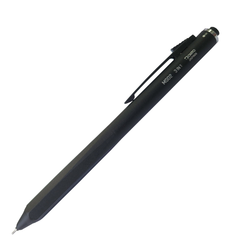 OHTO MULTI FUNCTION PEN 3 IN 1 BLACK (MS02-MF3-BK)