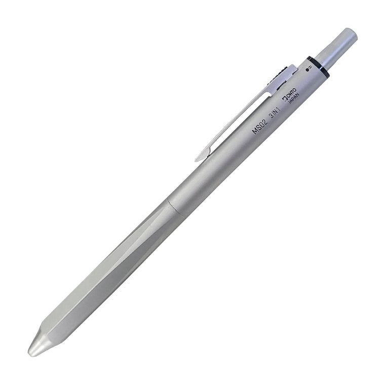 OHTO MULTI FUNCTION PEN 3 IN 1 SILVER (MS02-MF3-SV)