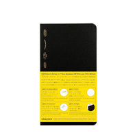 1/2 YEAR NOTEBOOK GRID B6 SLIM BLACK (SS1022)