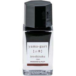 FP INK IROSHIZUKU 15ML BOTTLES YAMA-GURI (DARK BROWN) (INK15YG)