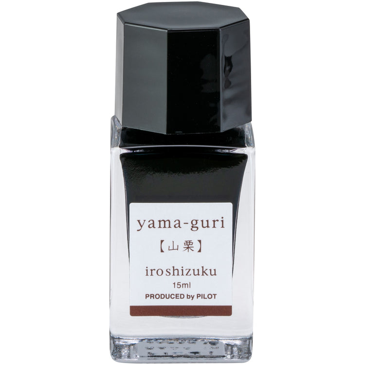 FP INK IROSHIZUKU 15ML BOTTLES YAMA-GURI (DARK BROWN) (INK15YG)