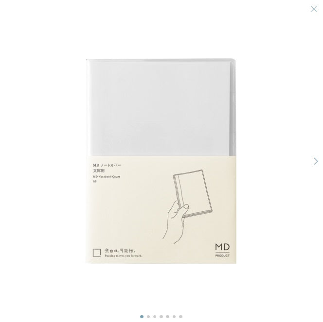 MD NOTEBOOK COVER A6 CLEAR A6 (35658006)