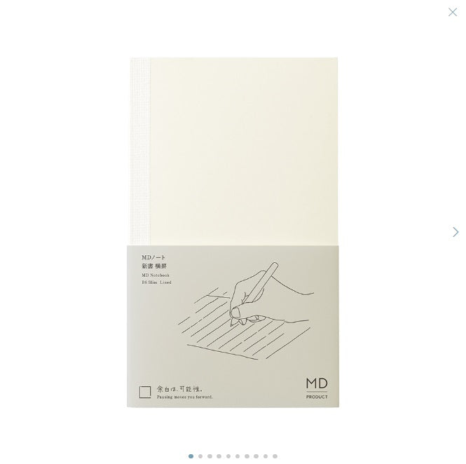 MD NOTEBOOK B6 SLIM LINED B (15381006)